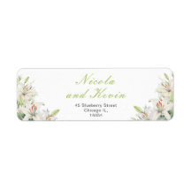 White Lily Flowers Bröllop