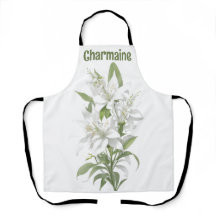 White Lily Flowers Personlig