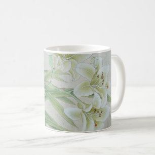 White Lily Kaffemugg