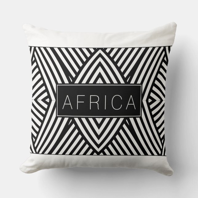 White Linjer Dekorativ kudde (Framsida)