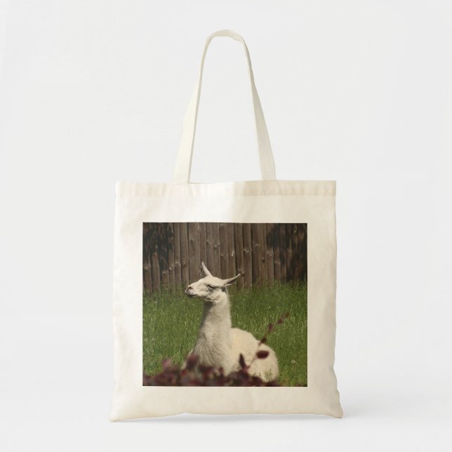 White Llama Tygkasse (Framsidan)