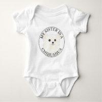 White Long Hved Chihuahua Hund Big Sister