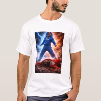 White Loot Vs Moody T-Shirt För Män