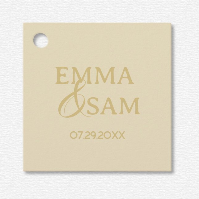 White Lotus Bröllop Gåvor Etiketter (Skapare uppladdad)