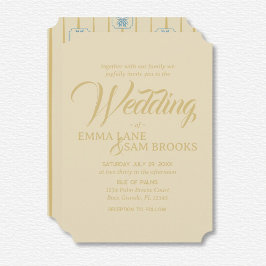 White Lotus Bröllop Inbjudningar