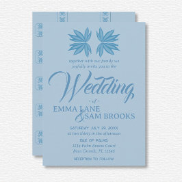 White Lotus Bröllop Inbjudningar