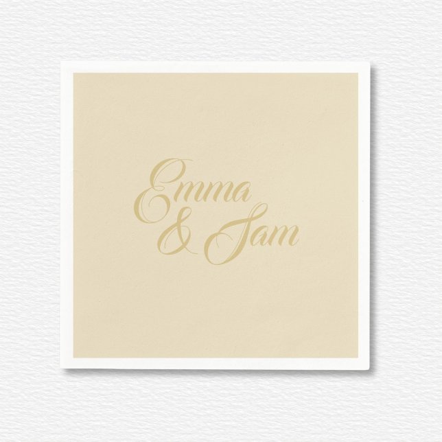 White Lotus Bröllop Pappersservett (Skapare uppladdad)