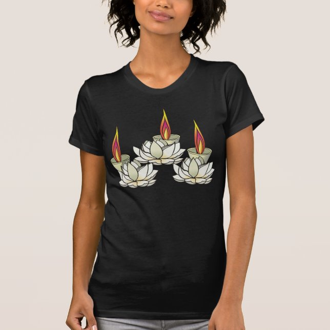 White Lotus & Deepas Tee Shirt (Framsida)