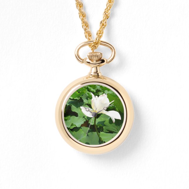 White Lotus Flower Armbandsur (Framsida)