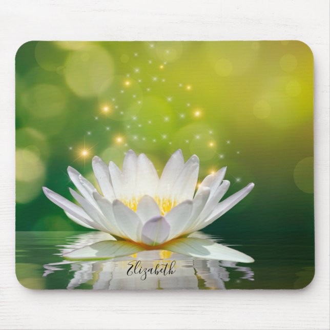 White Lotus Flower liggande, Zen Musmatta (Framsidan)