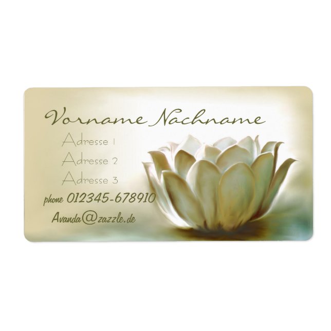 White Lotus Fraktsedel (Framsidan)