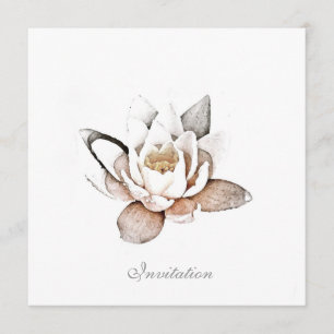 WHITE LOTUS INBJUDANDEKORT INBJUDNINGAR