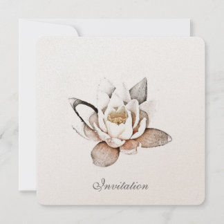 WHITE LOTUS INBJUDANDEKORT INBJUDNINGAR