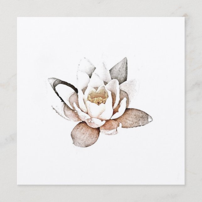 WHITE LOTUS-KORT (Framsida)