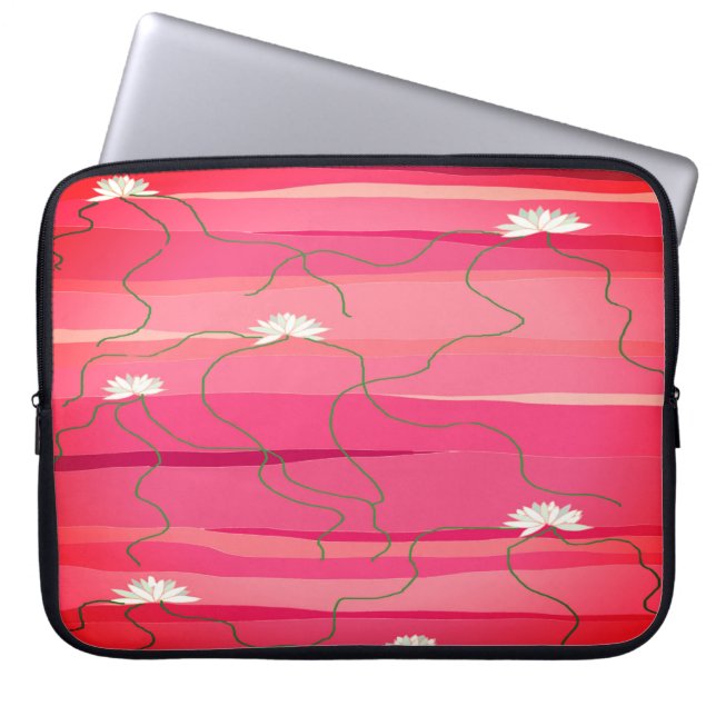 White Lotus Laptop sleeve (Framsidan)