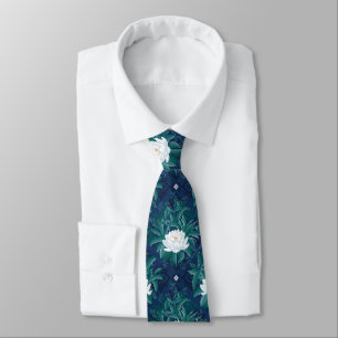 White Lotus Midnight Lotus Mönster Slips