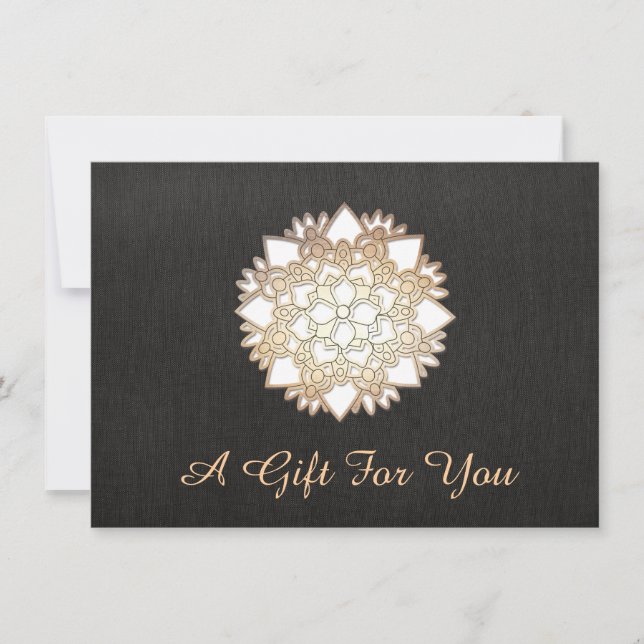 White Lotus Salon and Spa Gift Certificate (Framsida)