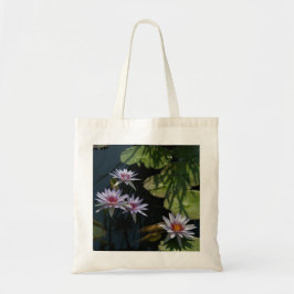 White Lotus Waterlilies tobag Tygkasse