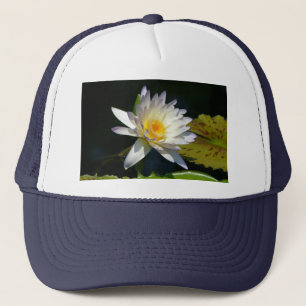 White Lotus Waterlily Hat Keps