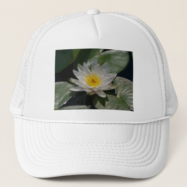 White Lotus Waterlily Hat Keps (Framsida)