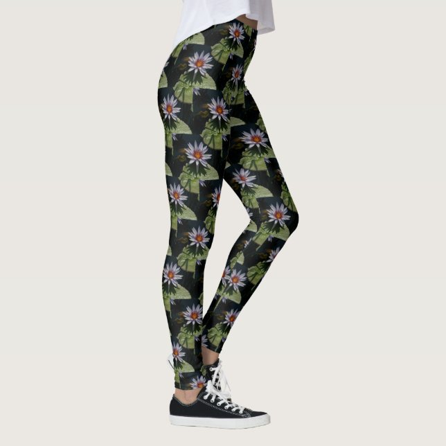 White Lotus Waterlily Leggings (Höger)