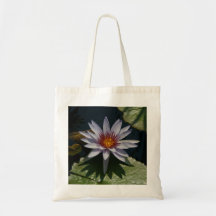 White Lotus Waterlily tobag