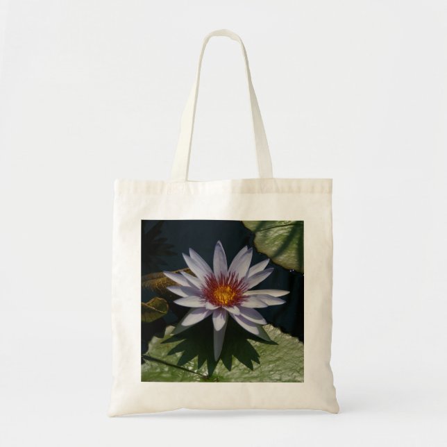 White Lotus Waterlily tobag Tygkasse (Framsidan)
