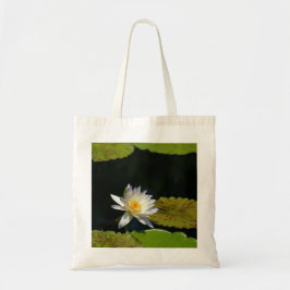 White Lotus Waterlily tobag Tygkasse