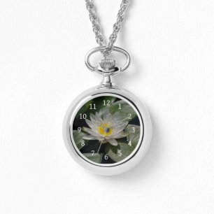 White Lotus Waterlily Watch Armbandsur