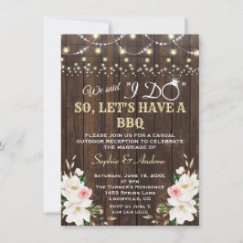 White Magnolia Barn String Ljus När jag har gjort  Inbjudningar