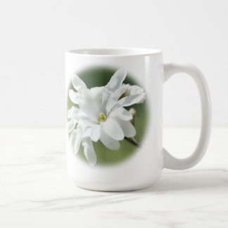 White Magnolia Flower Kaffemugg