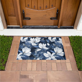 White Magnolia Mönster vid midnatt.