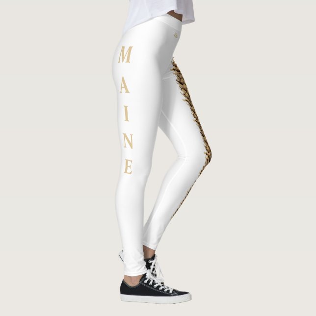 White Maine State Gräs Cone Leggings (Höger)