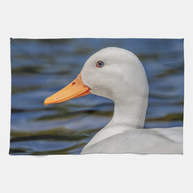 White Mallard Anka Kökshandduk (Horisontell)