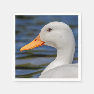 White Mallard Anka Pappersservett