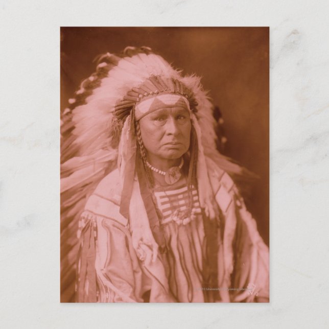 White Man Springa Him - Kråka Vykort (Framsida)