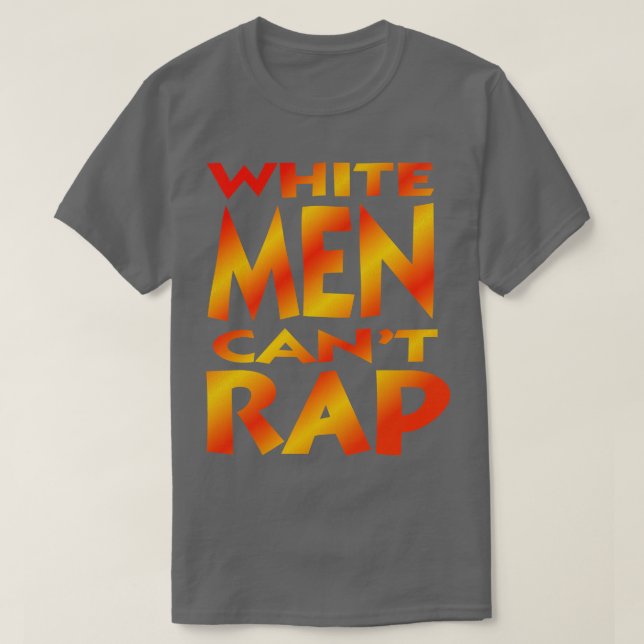 White Manar Cant Rap T Shirt (Design framsida)
