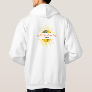 White Manar Hoodie - World Scleroderma Day