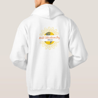 White Manar Hoodie - World Scleroderma Day