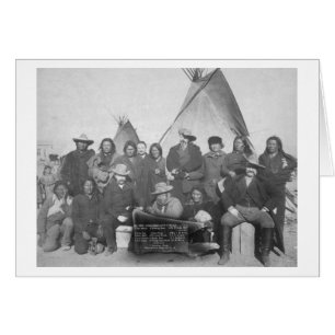 White Manar (inklusive Buffalo Bill) och Lakota 2 Hälsningskort