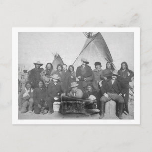 White Manar (inklusive Buffalo Bill) och Lakota 2 Vykort