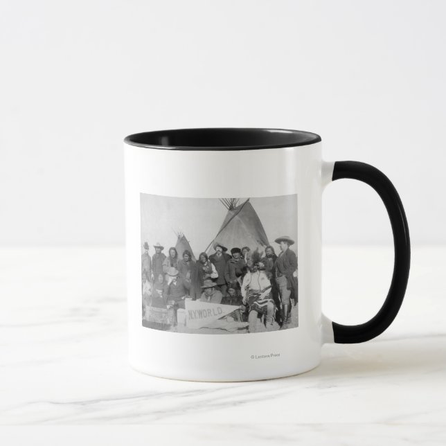 White Manar (inklusive Buffalo Bill) och Lakota Mugg (Höger)