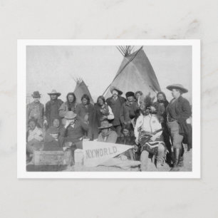 White Manar (inklusive Buffalo Bill) och Lakota Vykort