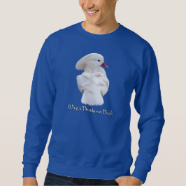White Mandarin Anka Sweatshirt