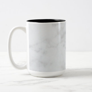White Marbel Två-Tonad Mugg