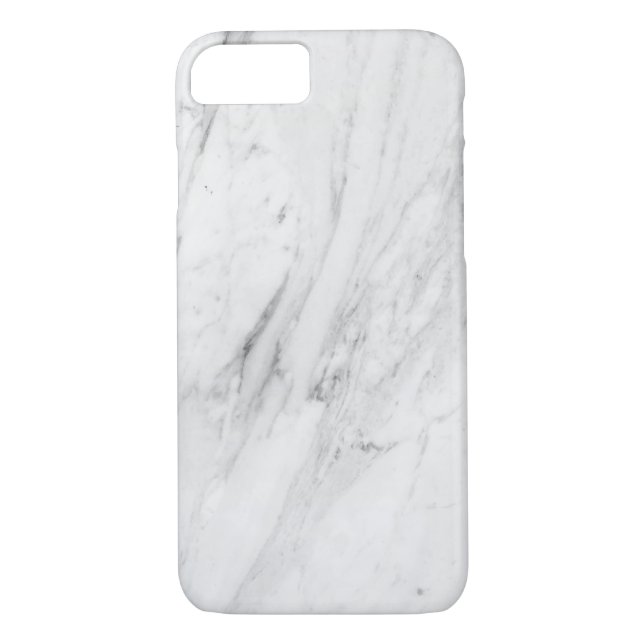 White Marble Case-Mate iPhone Skal (Baksida)
