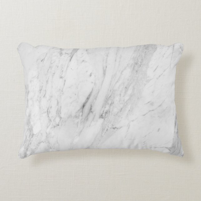 White Marble Dekorativ kudde (Framsidan)