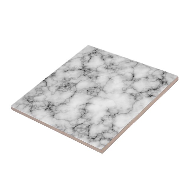 White Marble Kakelplatta (Sidan)