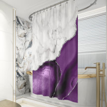 White Marble Lila Silver Agate