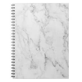 White Marble Notebook Anteckningsbok